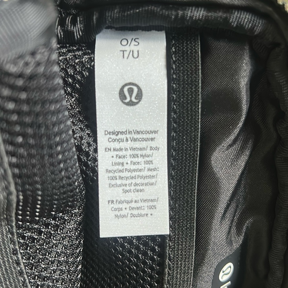 🆕 LULULEMON ATHLETICA Everywhere Belt Bag Wunder Puff Shine Black 1L NWT - Picture 13 of 17